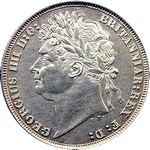 King George IV era UK shilling values