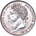 King George IV era UK sixpence values