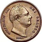 King William IV era UK farthing values