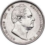 King William IV era UK sixpence values