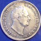 King William IV era UK threepence values