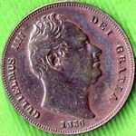 1836 UK farthing value, William IV