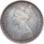 Queen Victoria era UK florin values