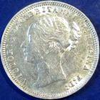 Queen Victoria era UK threepence values