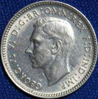 King George VI era Australian threepence values
