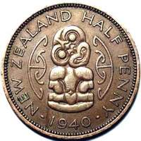 New Zealand halfpenny