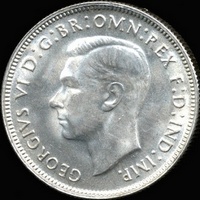 King George VI era Australian florin values