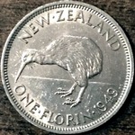 1949 New Zealand florin