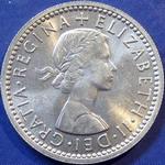 Queen Elizabeth II era UK sixpence values