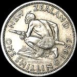 1957 New Zealand shilling