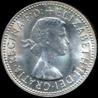 Queen Elizabeth II era Australian shilling values