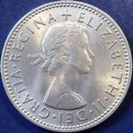 Queen Elizabeth II era UK shilling values