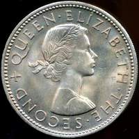 Queen Elizabeth II era New Zealand florin values