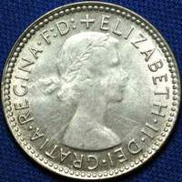 Queen Elizabeth II era Australian sixpence values